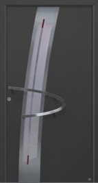hormann front entrance door in ch 703 black anthracite